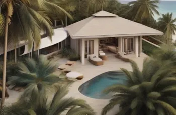 Secluded beachfront cabanas for a peaceful retreat.