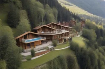Quaint and inviting chalet nestled in a beautiful, tranquil setting, perfect for a serene getaway.