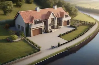 Elegant and spacious country house surrounded by peaceful rural scenery, perfect for a relaxing retreat.