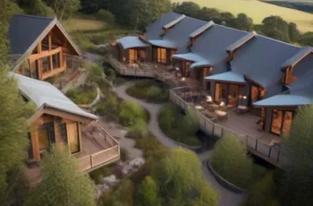 Peaceful and rustic lodge set in serene natural landscapes, perfect for a tranquil escape.